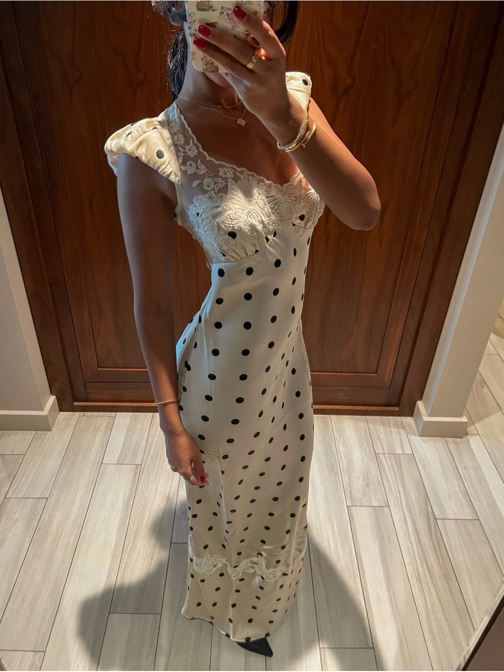 Revolve Free People Butterfly Babe Midi Dress in Tea Combo - Picture 4 of 4